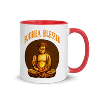 BUDDHA BLESSED GOLDEN 11oz color inside mug
