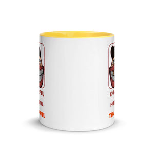 CHEERFUL HOPEFUL THANKFUL 11oz color inside mug