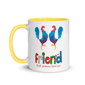 THANK GOODNESS FOR FRIEND 11oz color inside mug