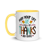 FULL OF THANKS AND GIVING 11oz color inside mug
