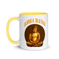 BUDDHA BLESSED GOLDEN 11oz color inside mug
