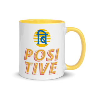 BE POSITIVE 11oz color inside mug