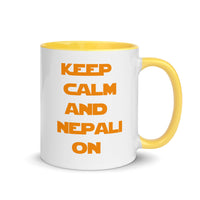 KEEP CALM AND NEPALI ON STAR WARS 11oz color inside mug
