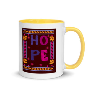 HOPE 11oz color inside mug