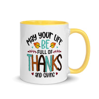 FULL OF THANKS AND GIVING 11oz color inside mug
