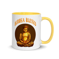 BUDDHA BLESSED GOLDEN 11oz color inside mug
