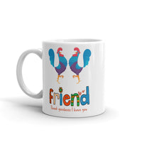 THANK GOODNESS FOR FRIEND 11oz/15oz all white mug
