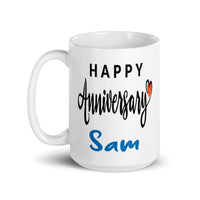 Customized Anniversary Mug
