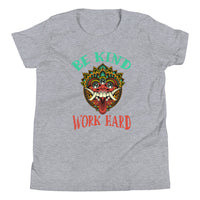 BE KIND WORK HARD youth tshirt
