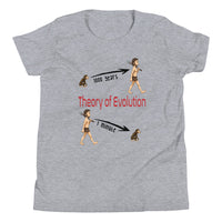 THEORY OF EVOLUTION youth tshirt
