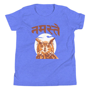 NAMASTE OWL youth tshirt