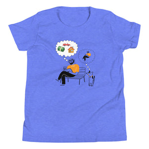 A DOG'S THINKING youth tshirt