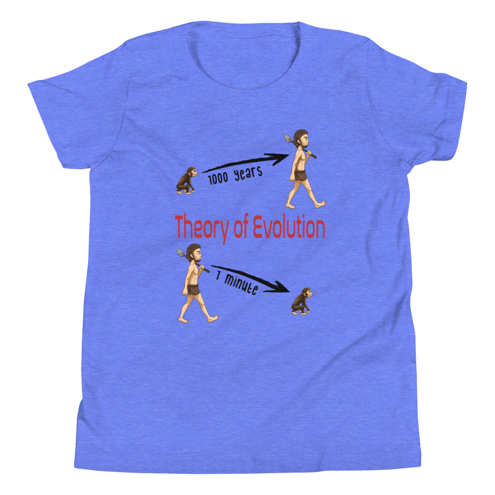 THEORY OF EVOLUTION youth tshirt
