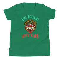 BE KIND WORK HARD youth tshirt
