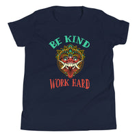 BE KIND WORK HARD youth tshirt