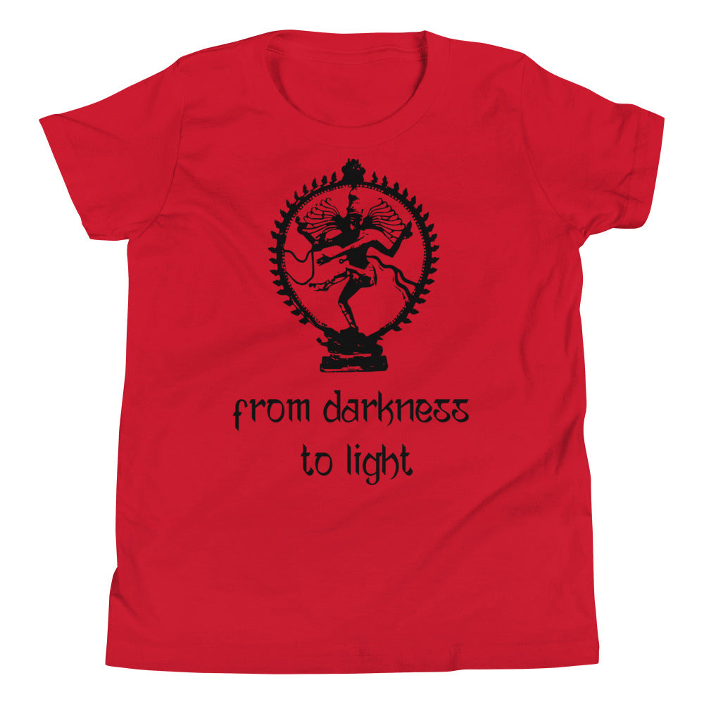 FROM DARKNESS TO LIGHT youth tshirt