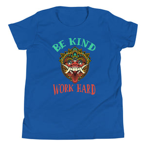 BE KIND WORK HARD youth tshirt