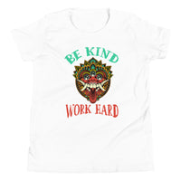 BE KIND WORK HARD youth tshirt
