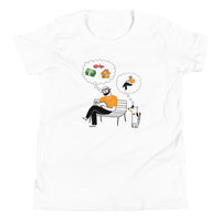 A DOG'S THINKING youth tshirt
